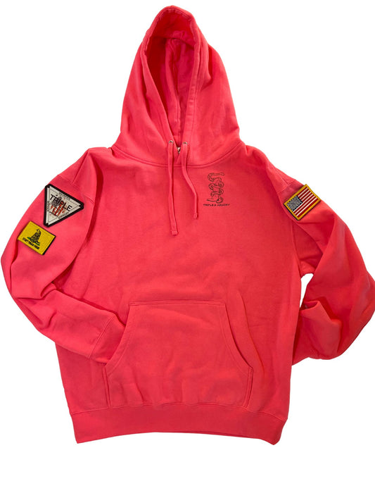 "For the Girls" Pink Sweatshirt Size Large